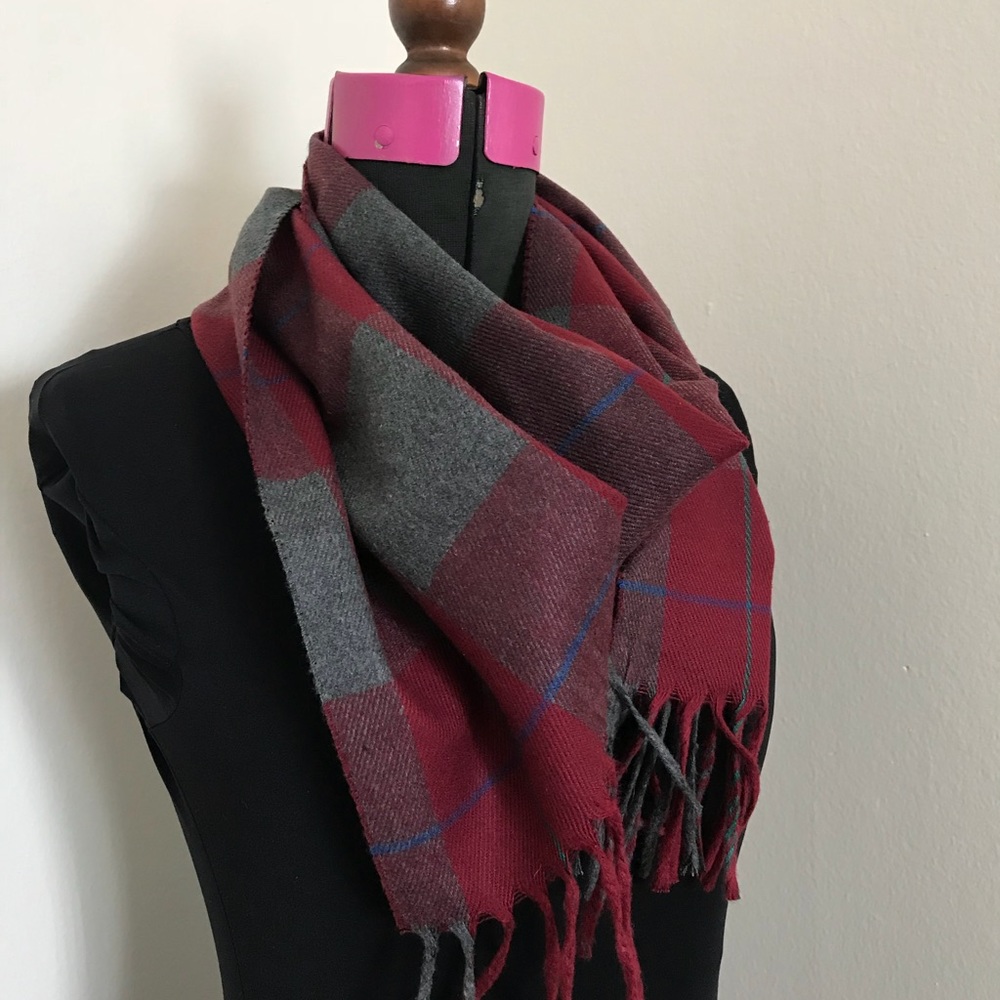 Christian Dior plaid scarf